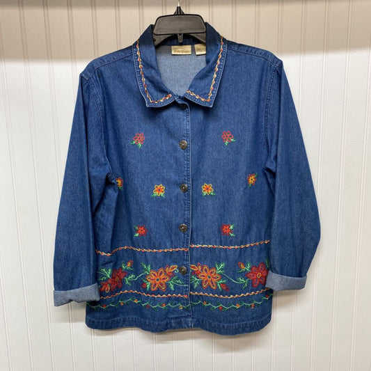 *EMBROIDERED DENIM JACKET
