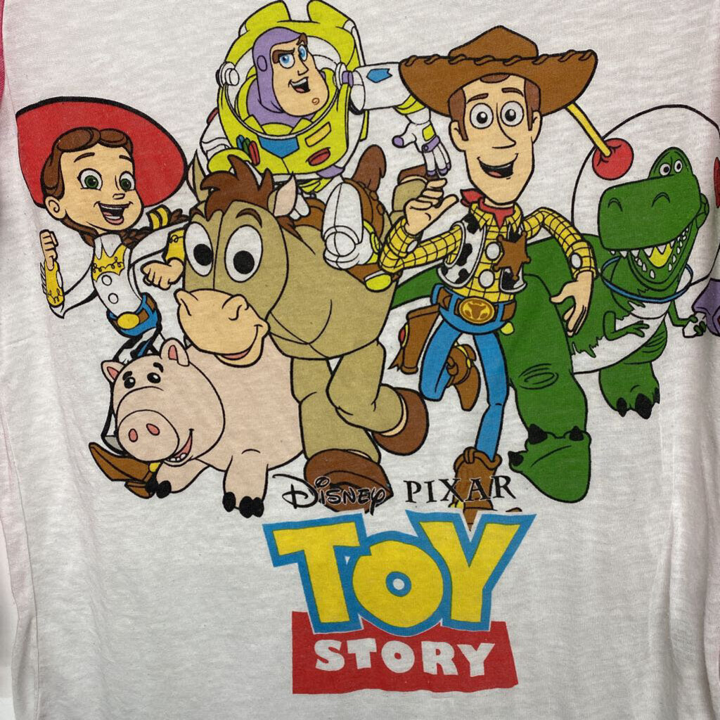 *LONG SLEEVE "TOY STORY" GRAPHIC BASEBALL TEE