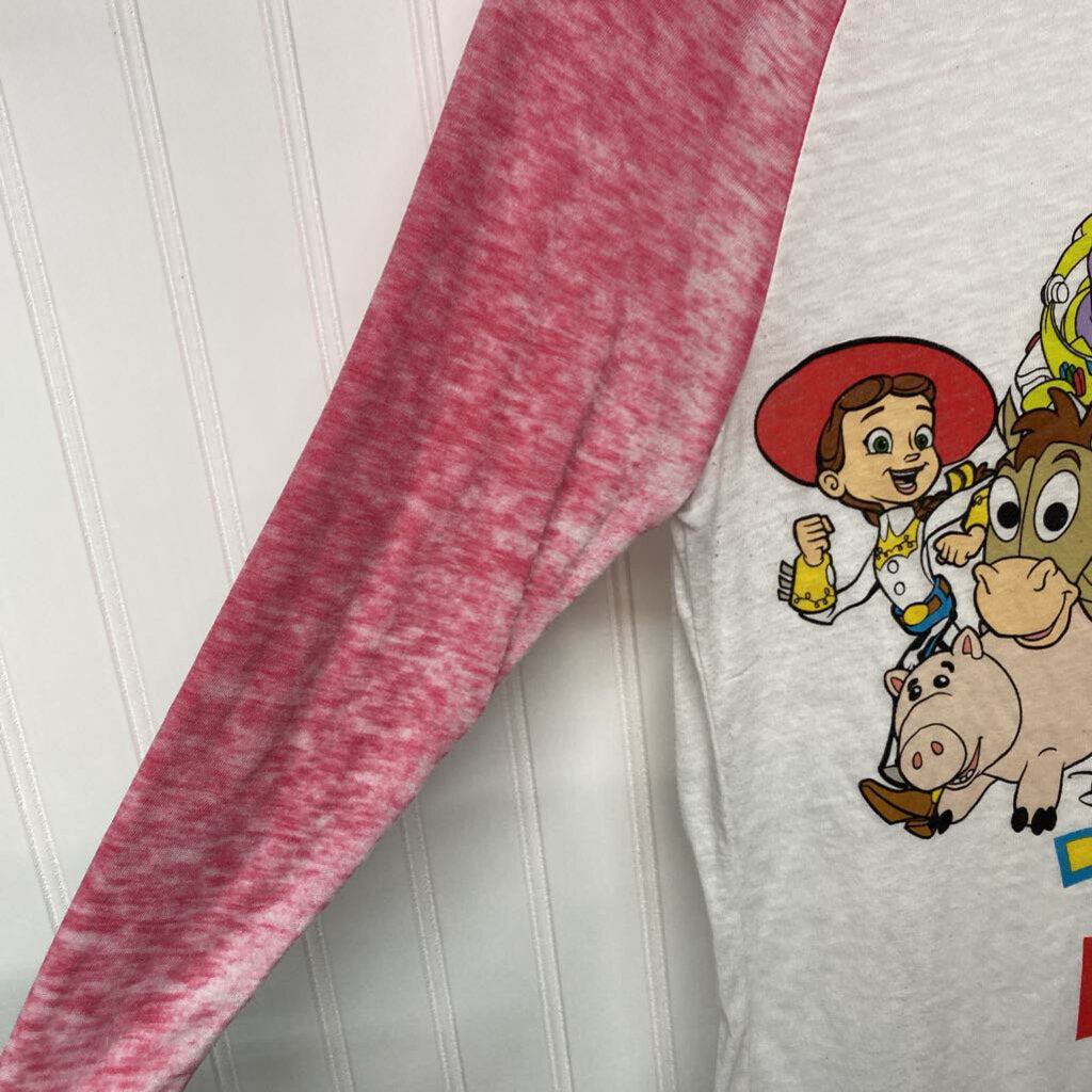 *LONG SLEEVE "TOY STORY" GRAPHIC BASEBALL TEE
