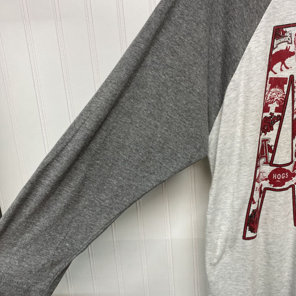 *LONG SLEEVE "AR" GRAPHIC BASEBALL TEE