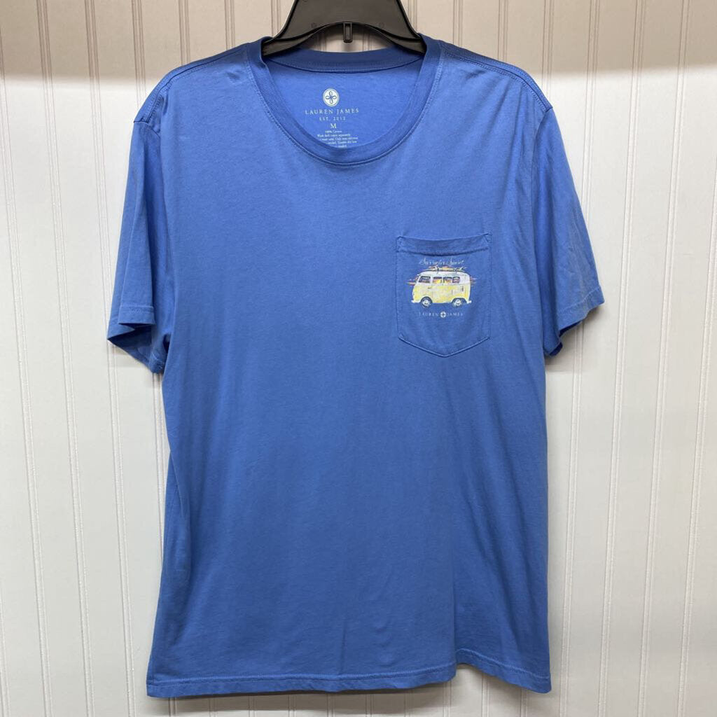*SHORT SLEEVE GRAPHIC POCKET TEE