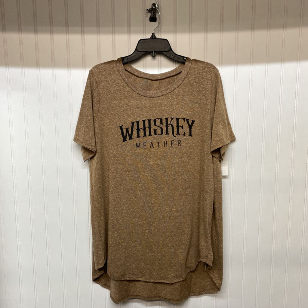 *"WHISKEY WEATER" GRAPHIC TEE