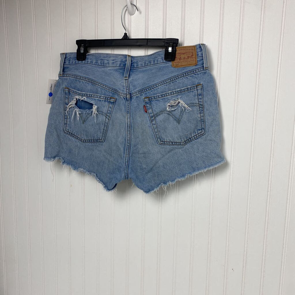 DENIM SHORTS