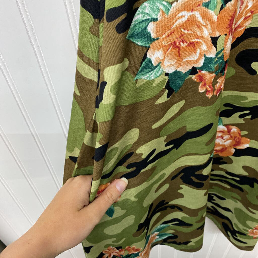 SHORT SLEEVE CAMOFLAGE DRESS