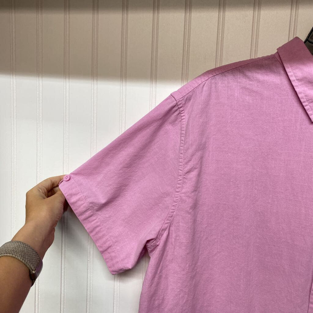 MENS SHORT SLEEVE BUTTON DOWN SHIRT