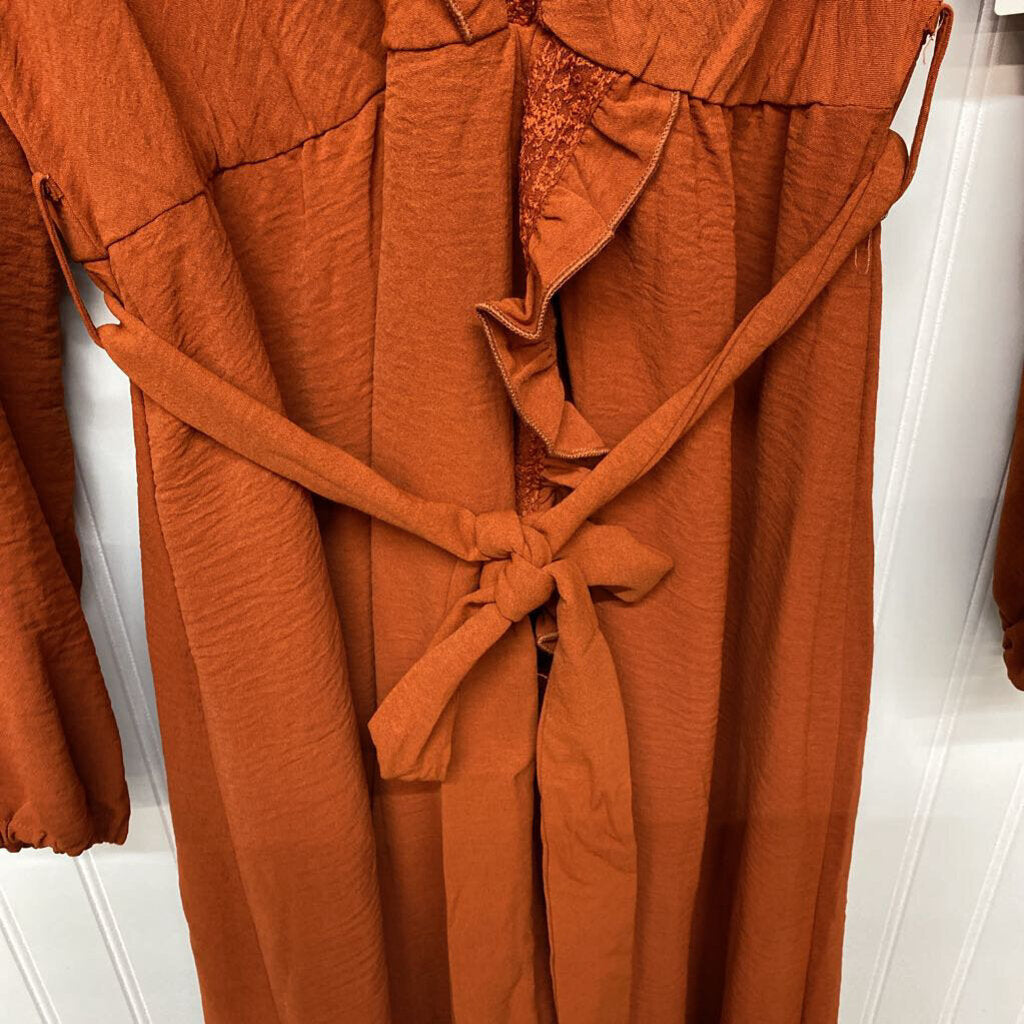LONG SLEEVED LONG DRESS