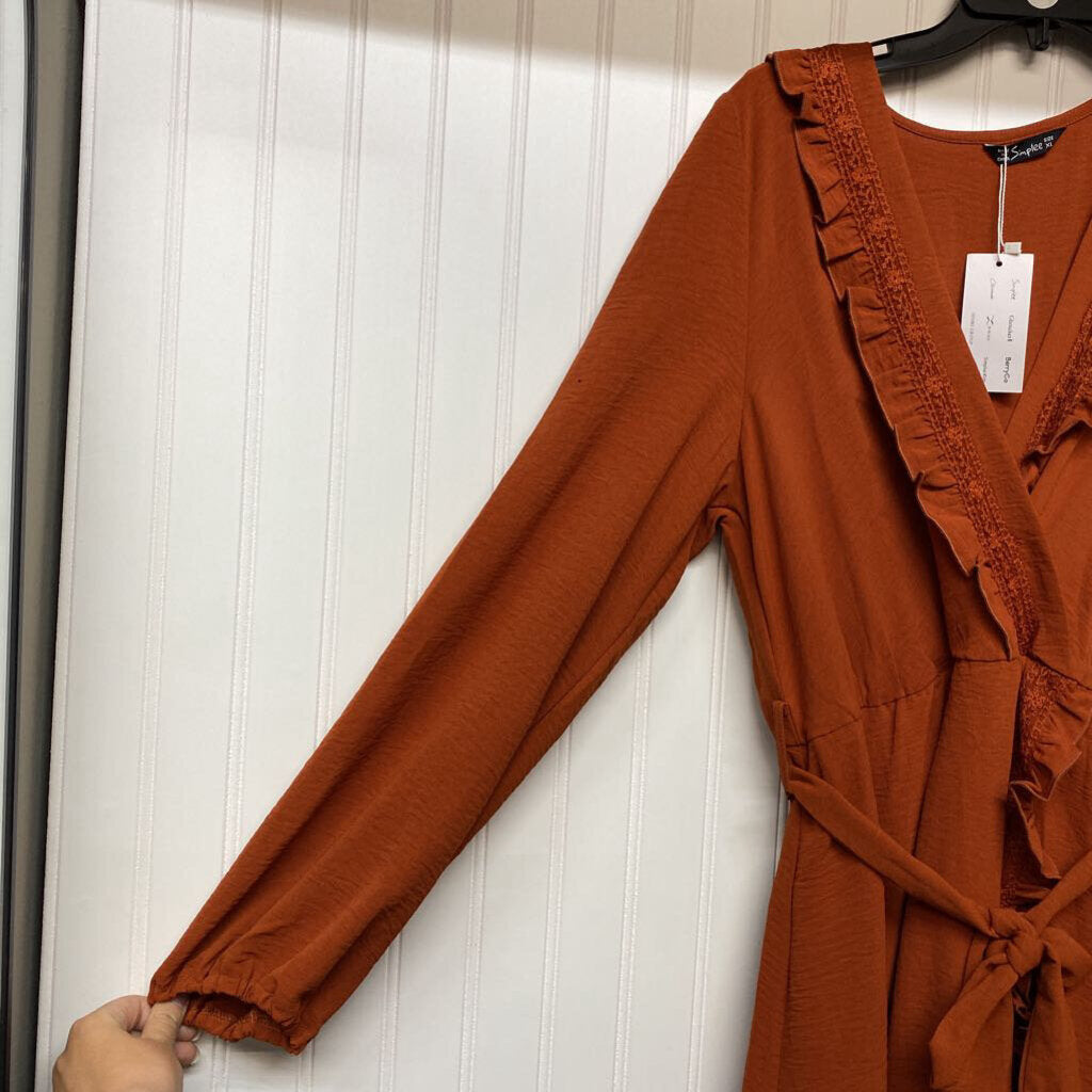 LONG SLEEVED LONG DRESS