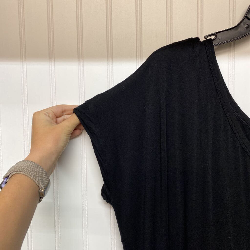 SHORT SLEEVE MAXI DRESS