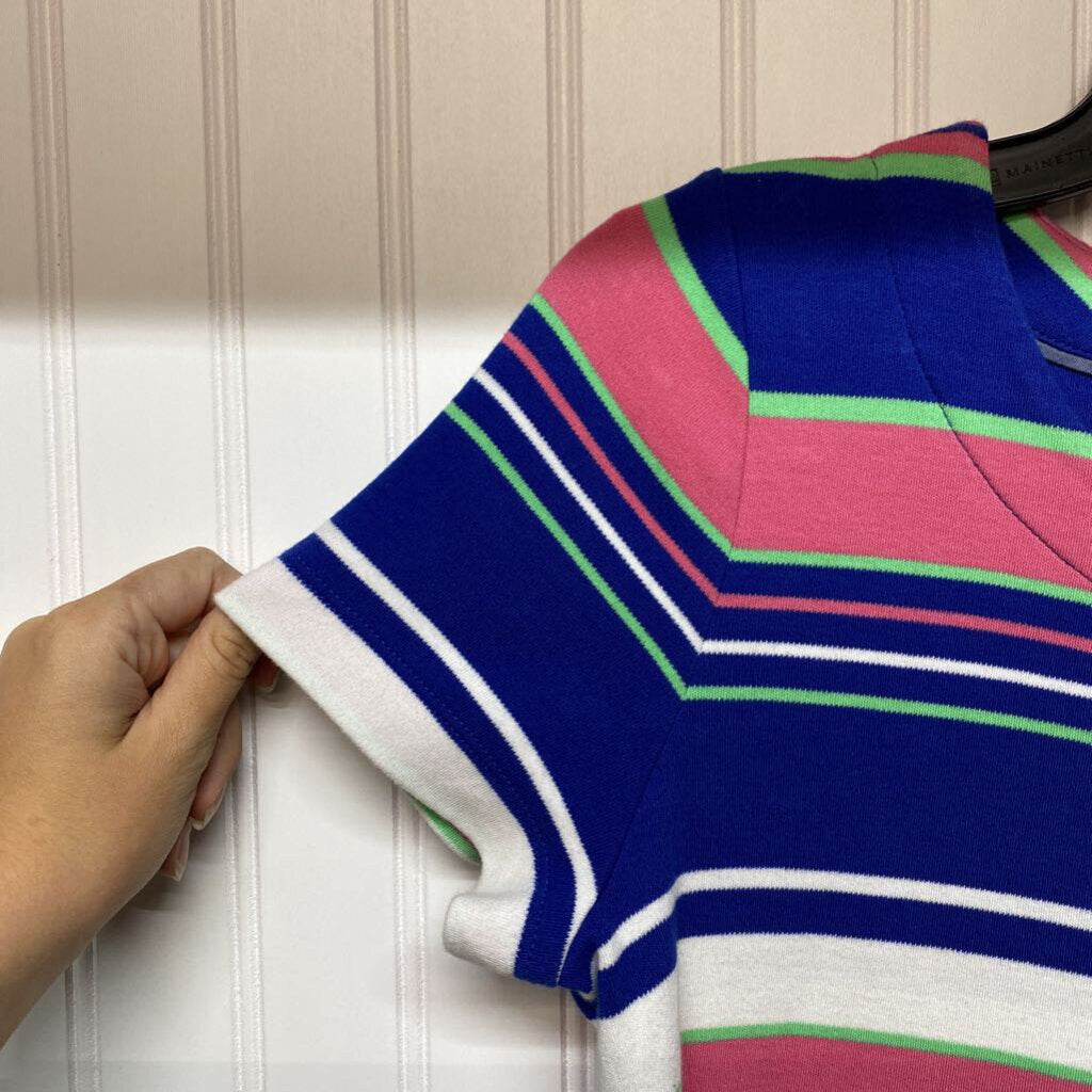 SHORT SLEEVE KNIT DRESS