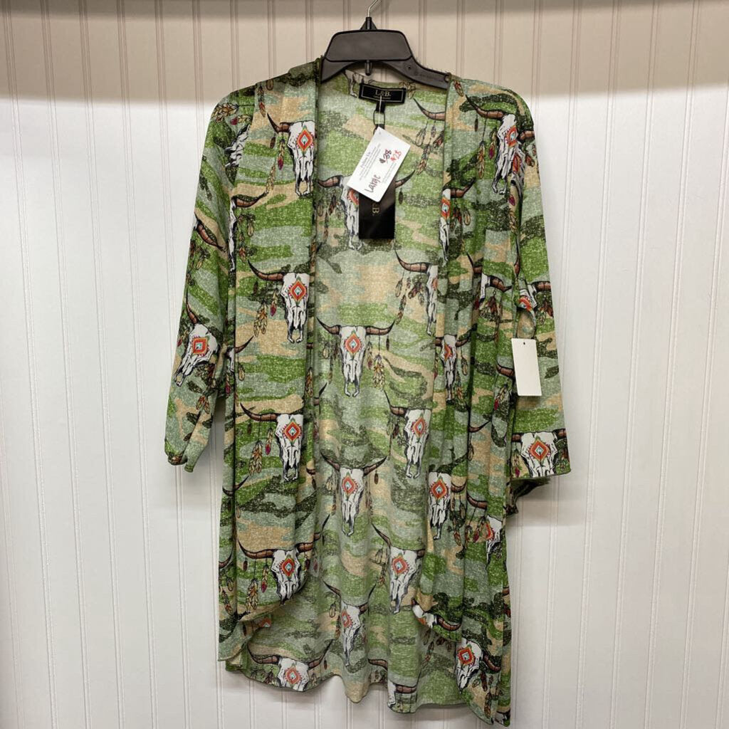 LONG SLEEVE OPEN FRONT CARDIGAN