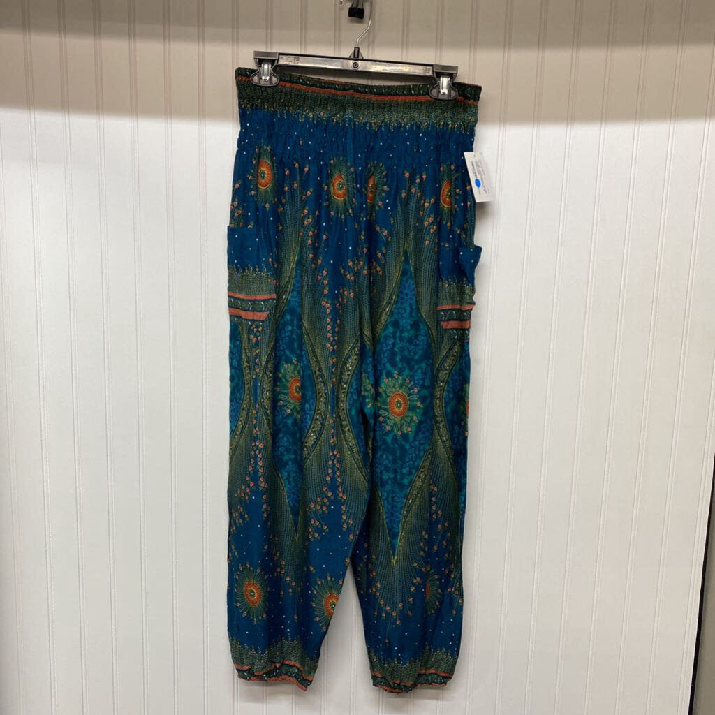 PRINTED HAREM PANTS
