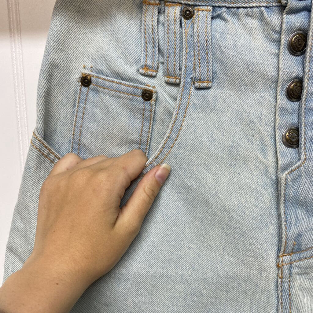 BUTTON FLY JEANS