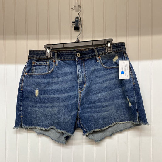 DISTRESSED HIGH RISE SHORTS