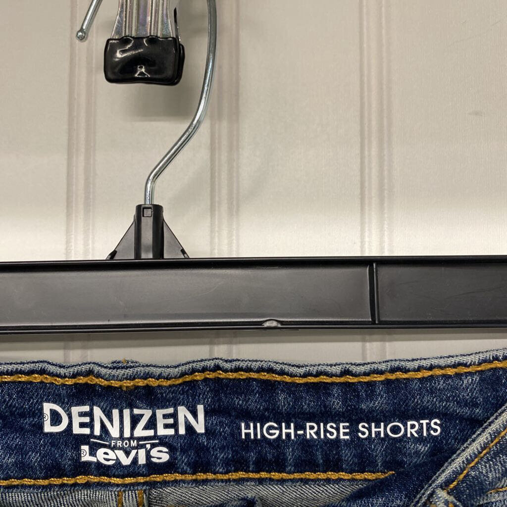 DISTRESSED HIGH RISE SHORTS