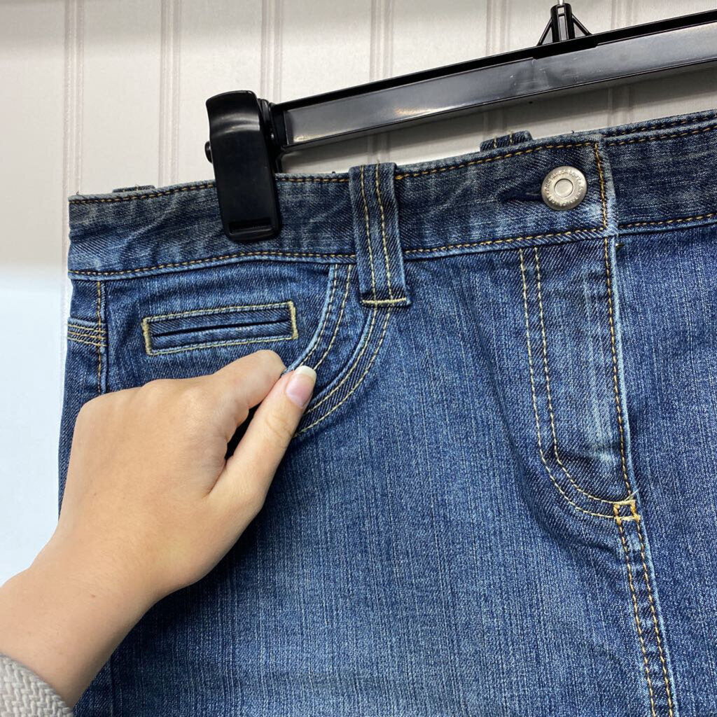 SHORT DENIM SKIRT