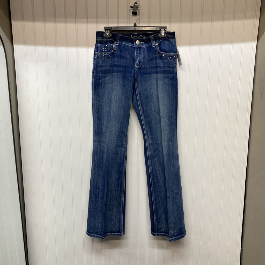 RINESTONE POCKET BOOT CUT