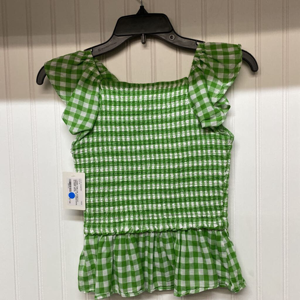 *STRETCHY GINGHAM TANK TOP
