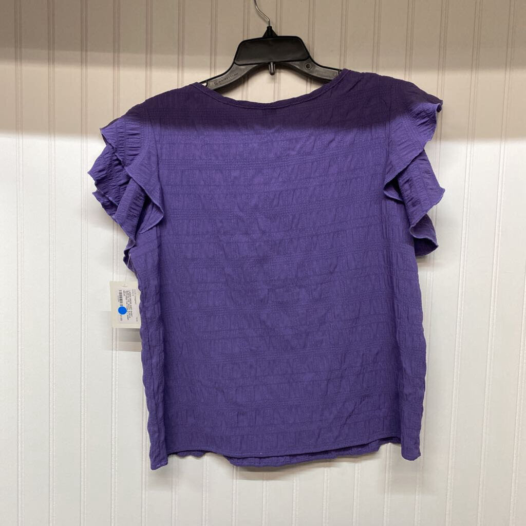 *SHORT SLEEVE TEXTURED TOP