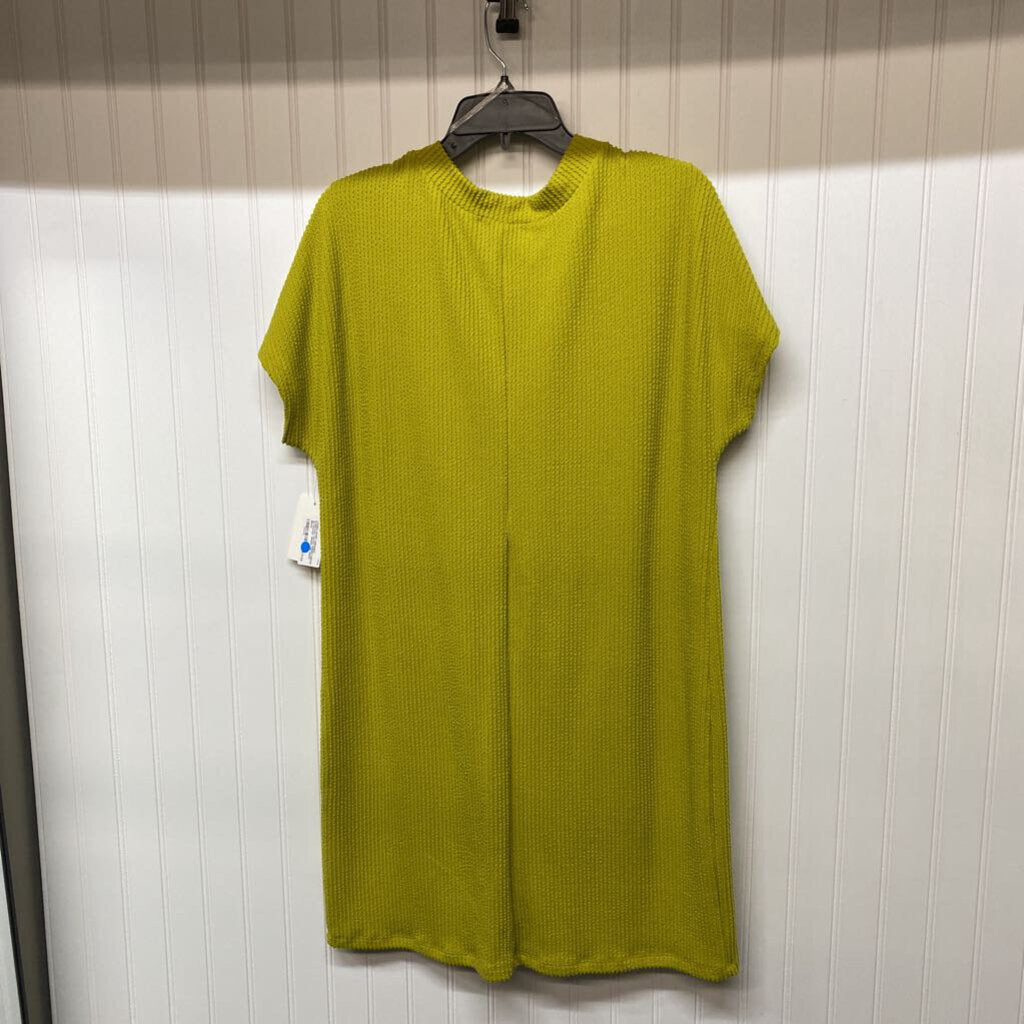 RIBBED DRESS W/ POCKET