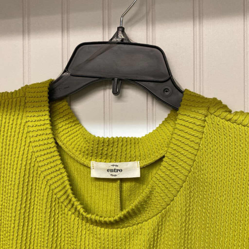RIBBED DRESS W/ POCKET