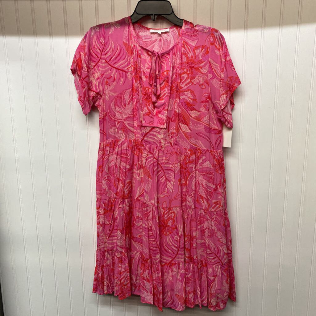 CAP SLEEVED TASEL DRESS