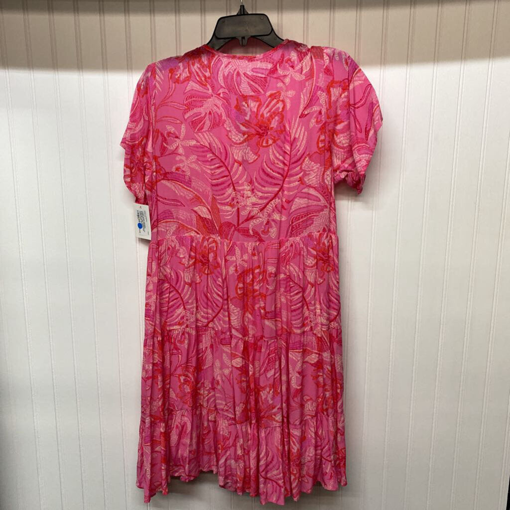 CAP SLEEVED TASEL DRESS