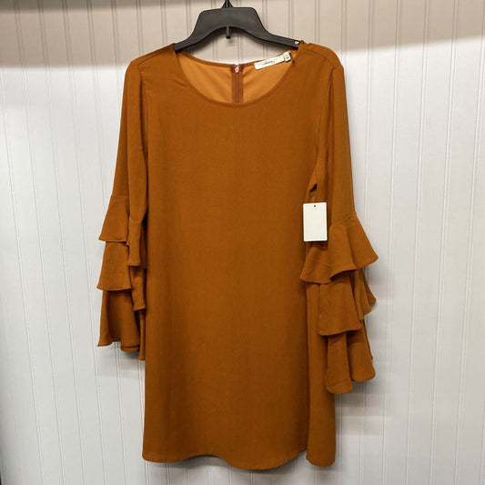 RUFFLED SLEEVE SHORT DRESS