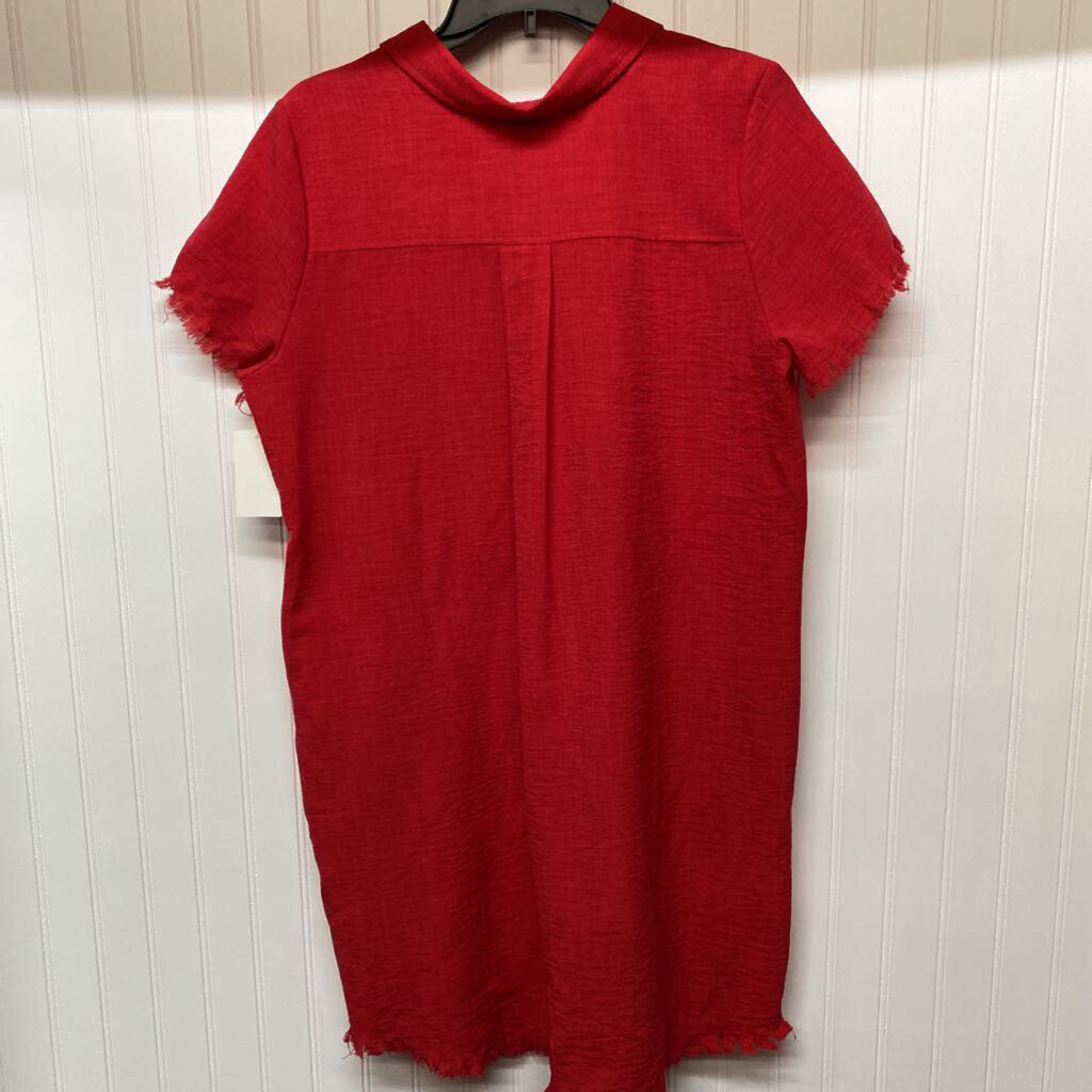 FRAYED SHORT SLEEVED