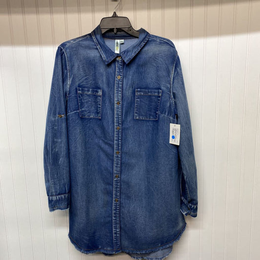 BUTTON DOWN DENIM DRESS