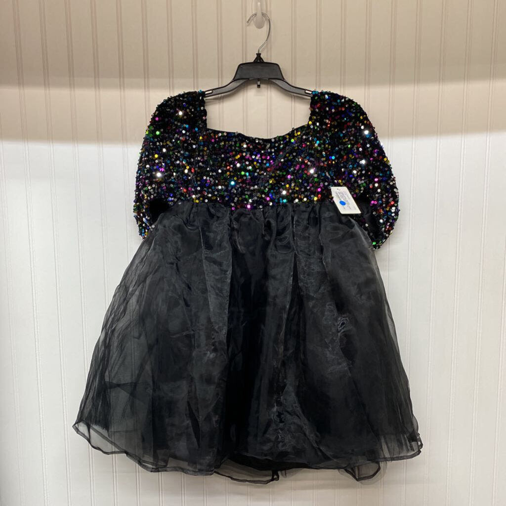 *SEQUIN SHORT BABY DOLL DRESS