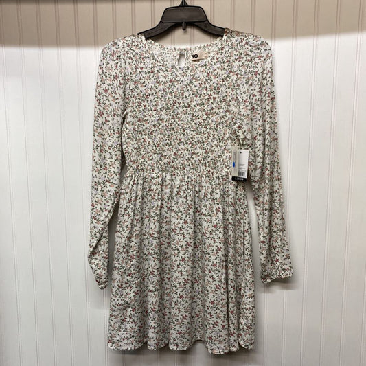 *FLORAL LONG SLEEVE DRESS