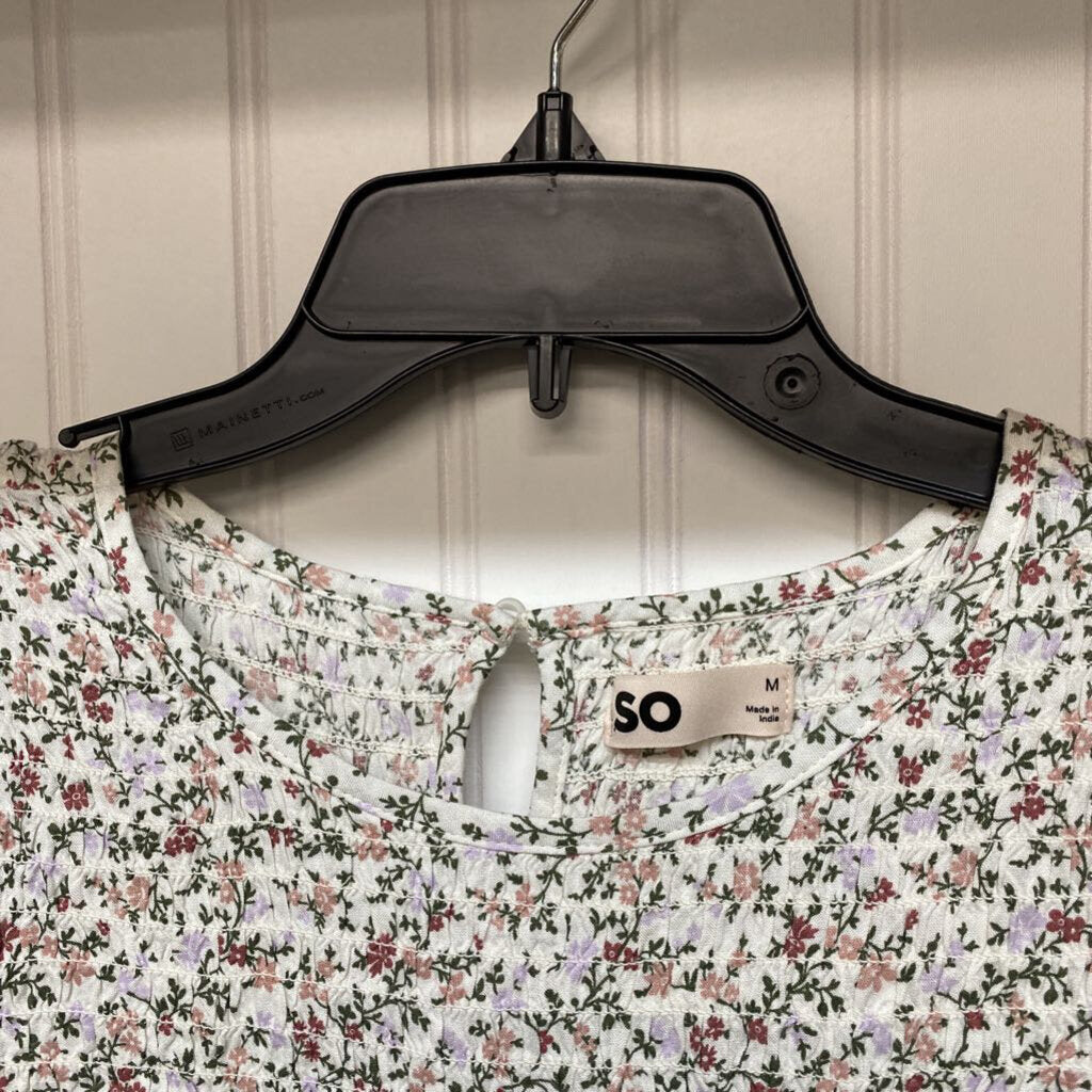 *FLORAL LONG SLEEVE DRESS