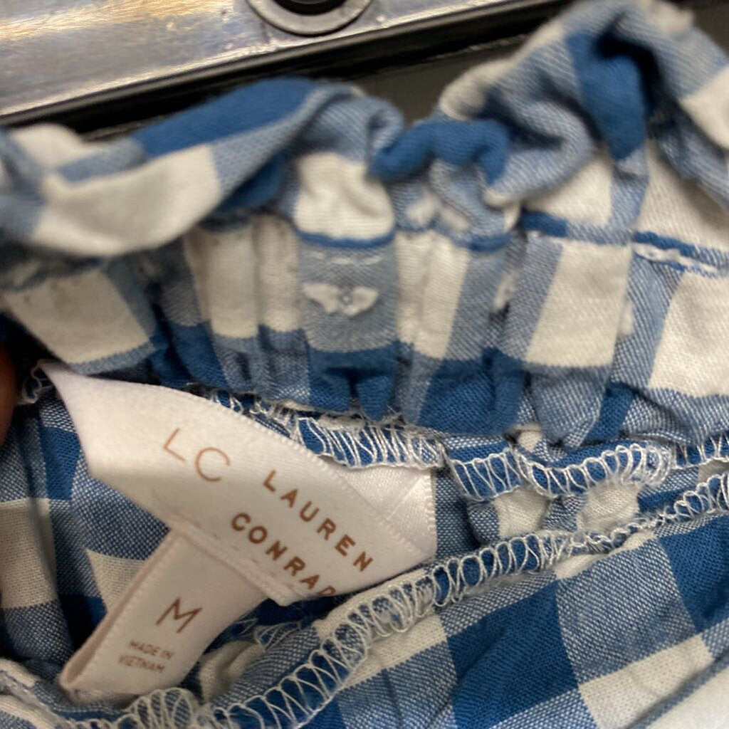 *PLAID COTTON SHORTS