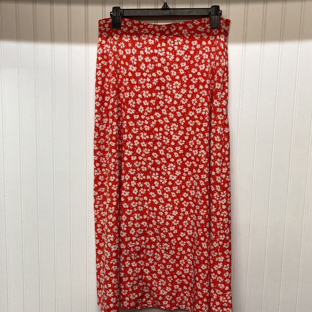 LONG FLORAL SKIRT