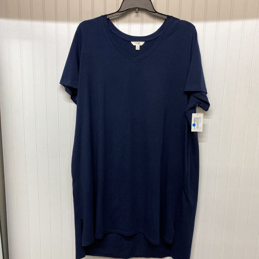 SHORT SLEEVE V NECK T SHIRT DRESS