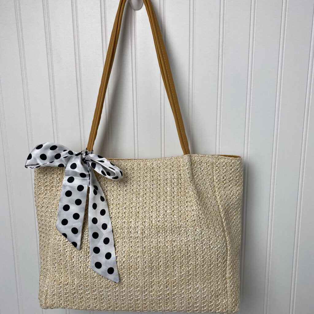 STRAW HANDBAG