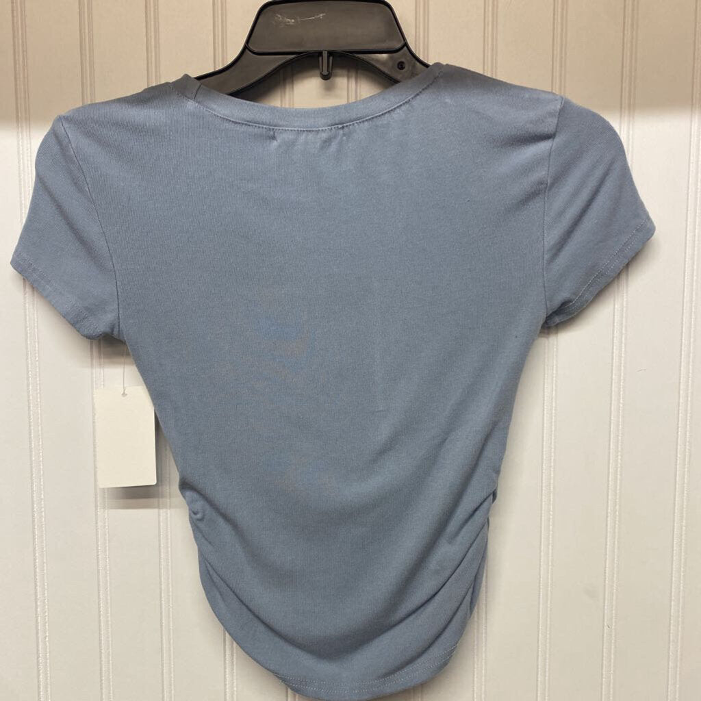 GATHERED SIDES CROP TOP