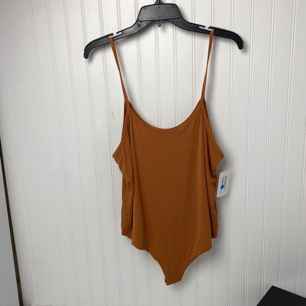 BROWN ORANGE BODYSUIT