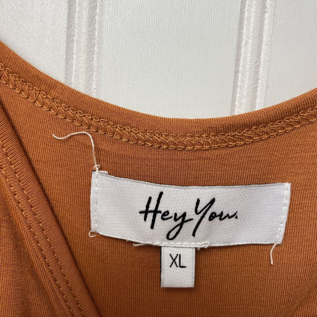 BROWN ORANGE BODYSUIT