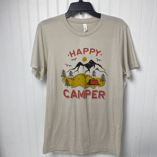 BEIGE GRAPHIC T