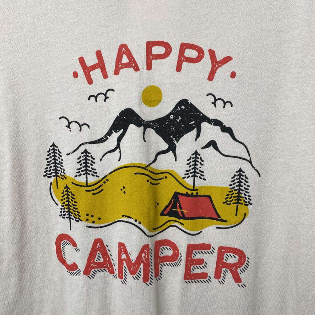 BEIGE GRAPHIC T