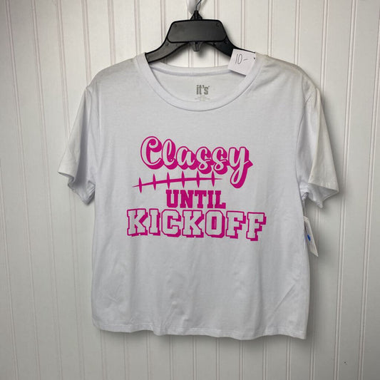 WHITE GRAPHIC T
