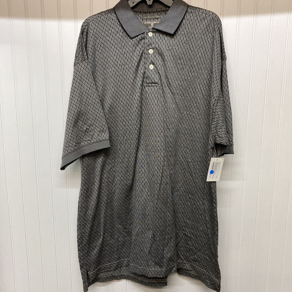 GRAY/BLACK POLO