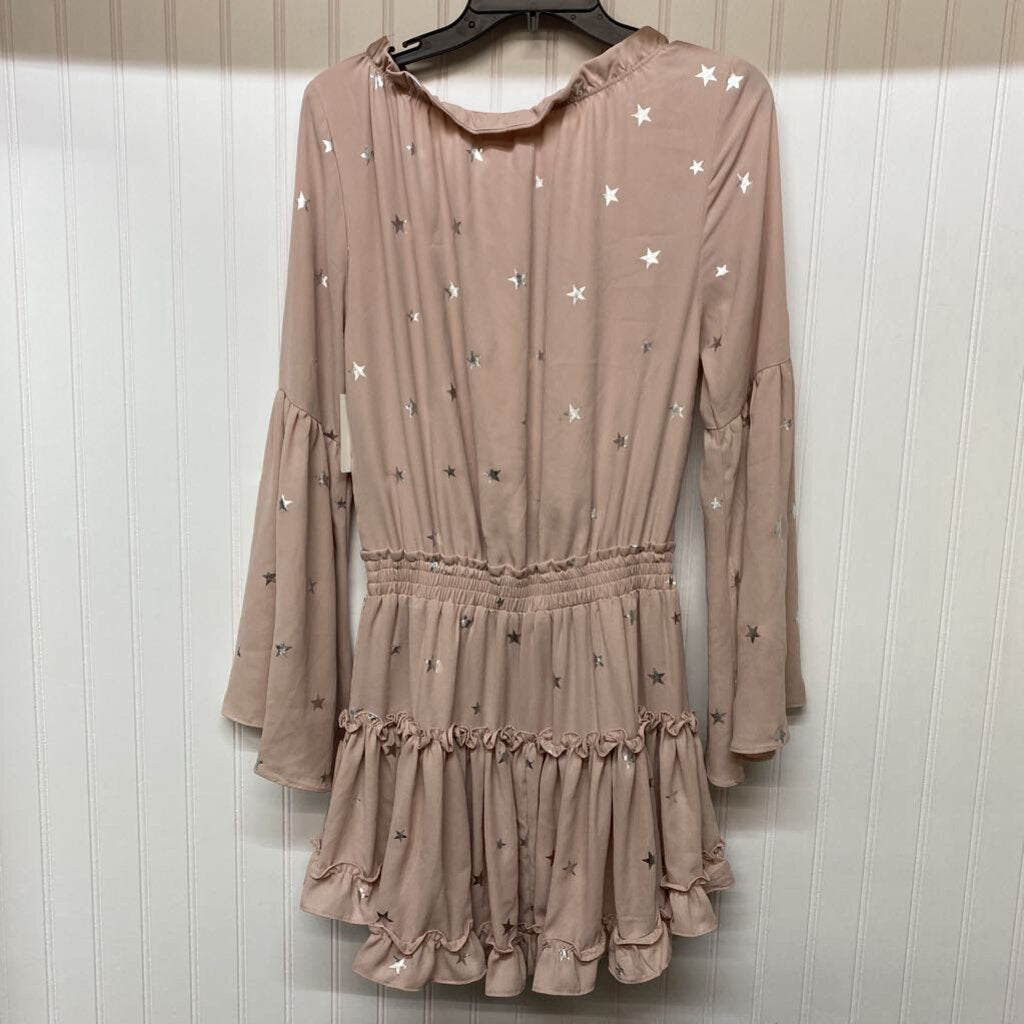 PINK RUFFLE DRESS