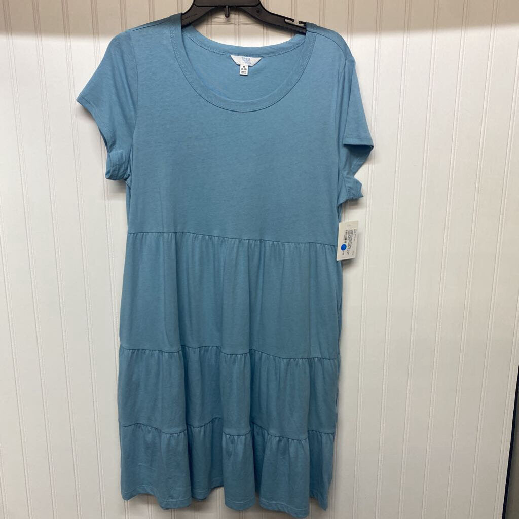 SHORT SLEEVE SHORT DRESS