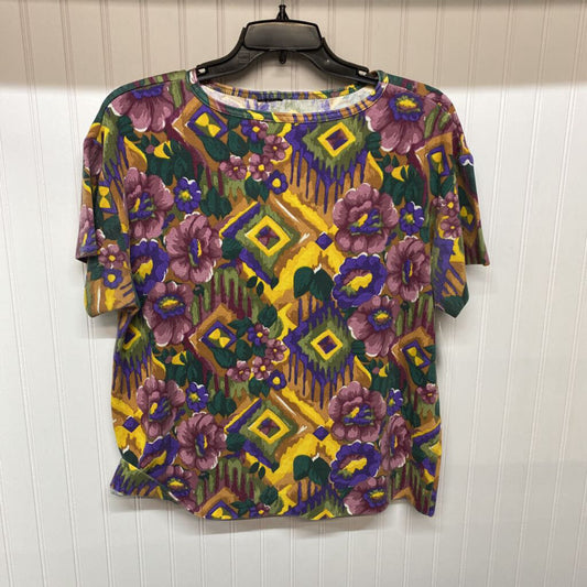 SHORT SLEEVE PRINTED TOP