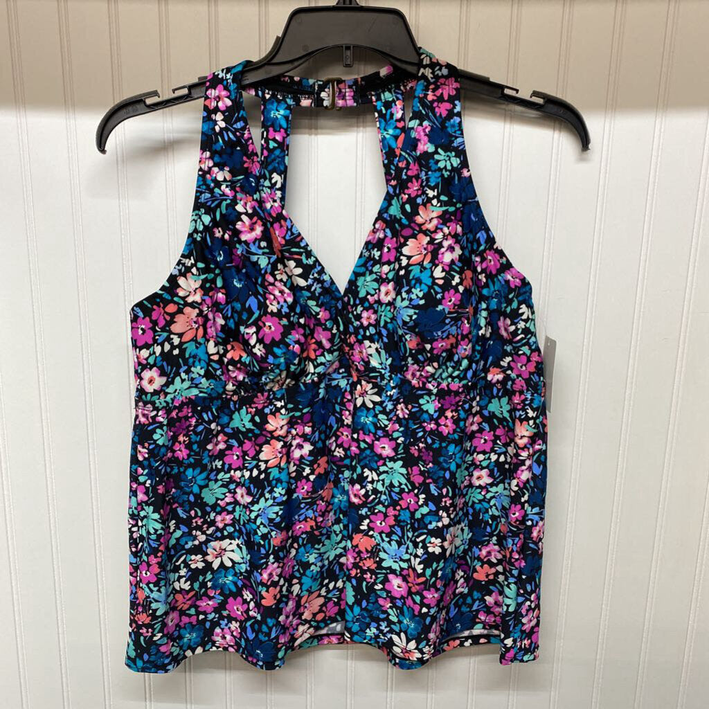 FLORAL TANKINI TOP