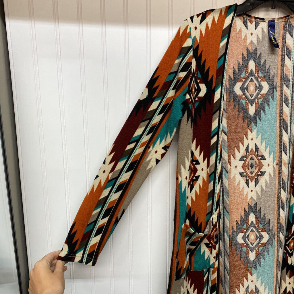 AZTEC LONG CARDIGAN