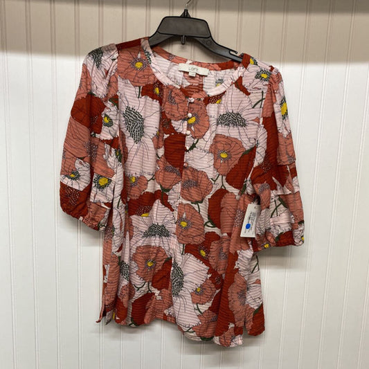 FLORAL SHORT SLEEVED