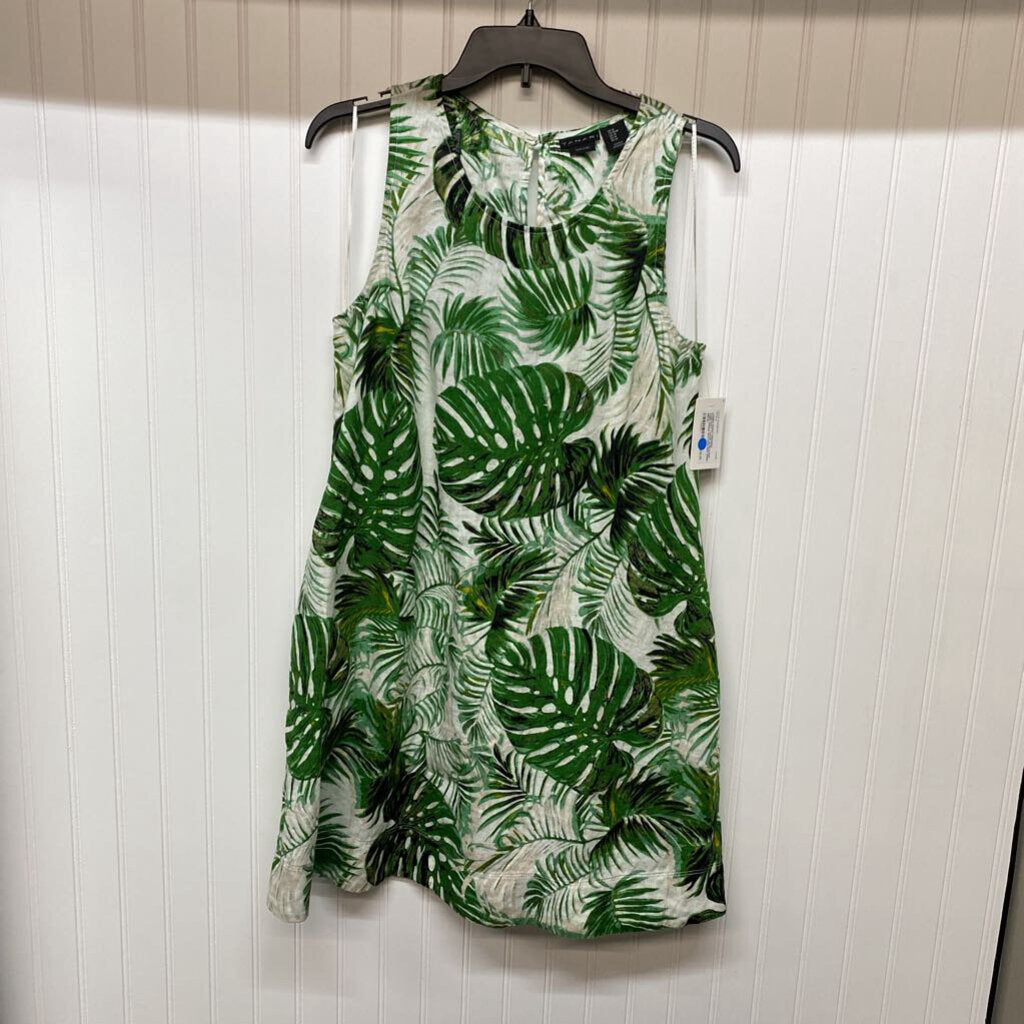 SLEEVLESS LINEN DRESS